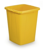Affaldsspand 90 l. gul