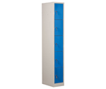 Garderobebox SMS105 1x5 grå/blå