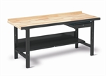 Værkstedsbord VBB 1.15 inkl. hylde og skuffe