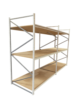 Komplet storfagsreol brugt ,  2750x1300x3750